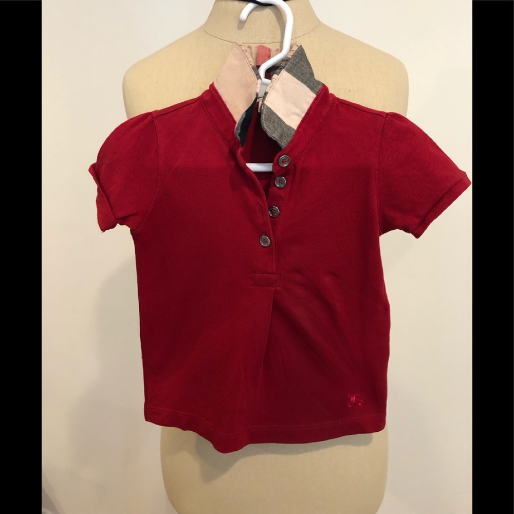 Gently used Girls Burberry shirt